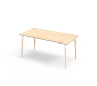 Bord My FSC laminat 160x80 cm vit hylsa