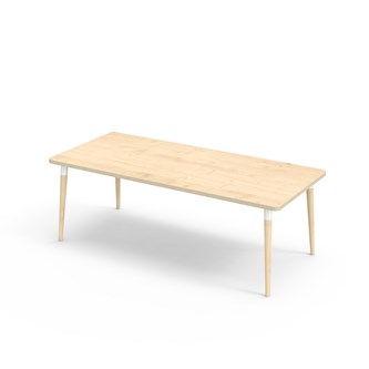 Bord My FSC akustiklaminat 180x80 cm vit hylsa