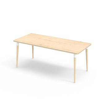 Bord My FSC akustiklaminat 180x80 cm vit hylsa