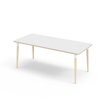 Bord My FSC akustiklaminat 180x80 cm vit hylsa