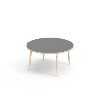 Bord My FSC laminat ø 120 cm vit hylsa