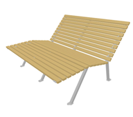 Elsa dubbel Solstol - Förankring