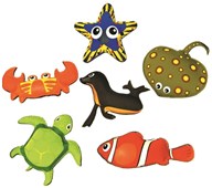 Mjuka dykleksaker 6-pack