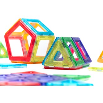 Polydron utforskarset transparent, 100 delar