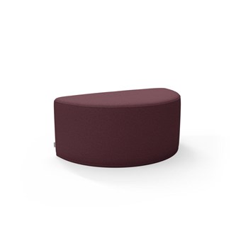 Sittpuff Riff halvrund