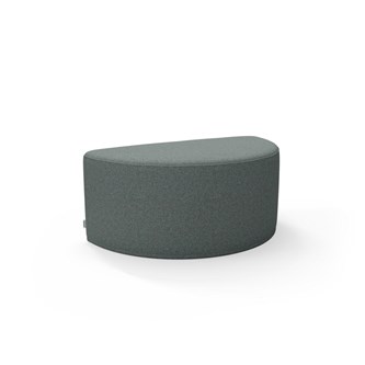 Sittpuff Riff halvrund