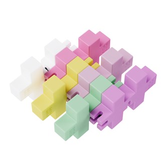 PLUS-PLUS Hexel Bubbelgum