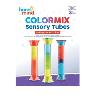 Sensoriska rör färgmix, 3 st