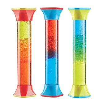 Sensoriska rör färgmix, 3 st