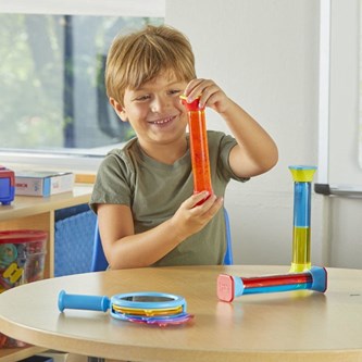 Sensoriska rör färgmix, 3 st