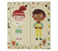 Årstidspussel Vad ska jag ha på mig?