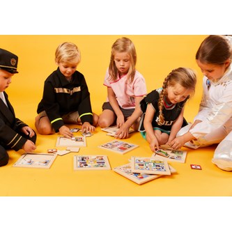 Pussel med olika yrken, 10 st