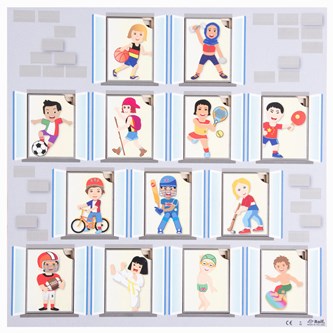 Hela världen i ett hus, pussel