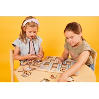 Hela världen i ett hus, pussel