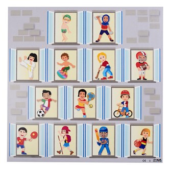 Hela världen i ett hus, pussel