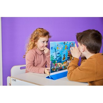 Dialo världen, beskriv vad du ser