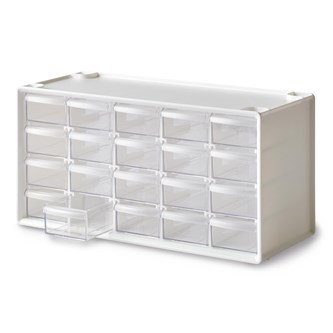 Förvaringsbyrå med 20 fack