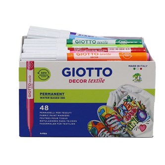 Textilfiberpennor GIOTTO, 48-pack