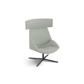 Fåtölj Size med lågt kryss svart