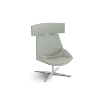 Fåtölj Size lågt kryss polerad alu