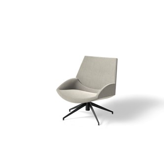 Fåtölj Size med högt kryss svart