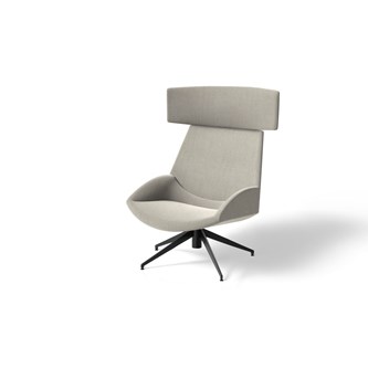 Fåtölj Size med högt kryss svart