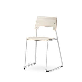 Stol Como FSC BX medstativ inkl. koppling sh 45 cm mellan sits vitt stativ