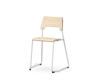 Stol Como FSC BX medstativ inkl. koppling sh 45 cm mellan sits vitt stativ