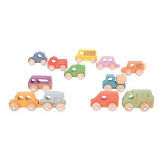 Färgade bilar, 12-pack