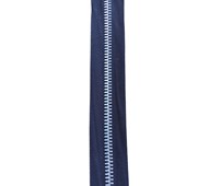 Blixtlås av metall med extra löpare