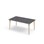 Bord Grow akustik linoleum 140x80 cm svart hylsa