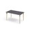 Bord Grow akustik linoleum 140x80 cm svart hylsa