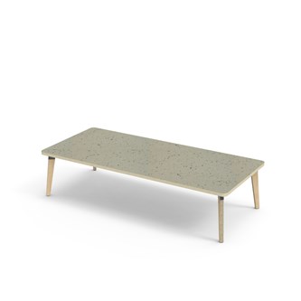 Bord Grow akustik linoleum 180x80 cm svart hylsa