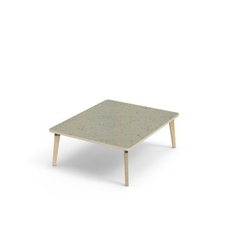 Bord Grow akustik linoleum 100x120 cm svart hylsa