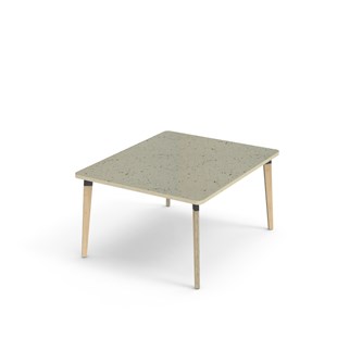 Bord Grow akustik linoleum 100x120 cm svart hylsa