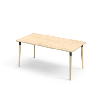 Bord Grow FSC akustiklaminat 160x80 cm svart hylsa