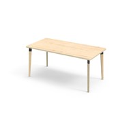 Bord Grow FSC akustiklaminat 160x80 cm svart hylsa