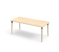 Bord Grow FSC akustiklaminat 180x80 cm svart hylsa