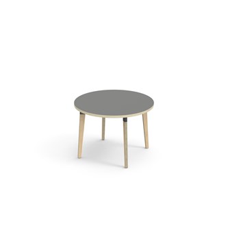 Bord Grow FSC laminat ø 90 cm svart hylsa