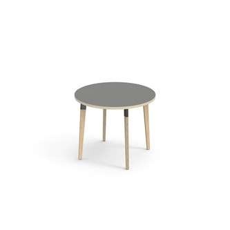 Bord Grow FSC laminat ø 90 cm svart hylsa