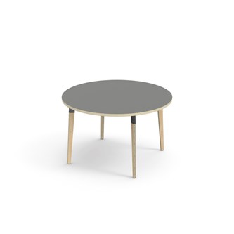 Bord Grow FSC akustiklaminat ø 120 cm svart hylsa