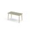 Bord Grow akustik linoleum 120x60 cm vit hylsa