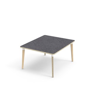 Bord Grow akustik linoleum 100x120 cm vit hylsa