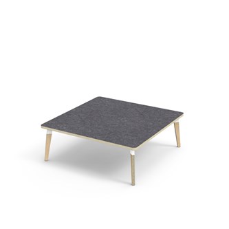 Bord Grow akustik linoleum 120x120 cm vit hylsa