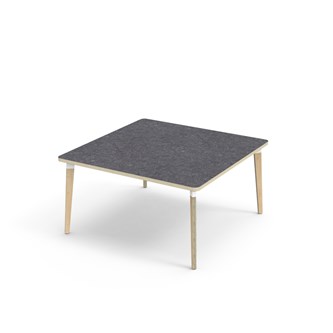 Bord Grow akustik linoleum 120x120 cm vit hylsa