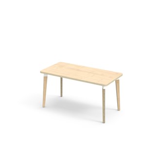 Bord Grow FSC laminat 120x60 cm vit hylsa