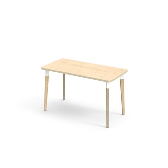 Bord Grow FSC laminat 120x60 cm vit hylsa