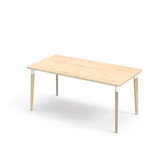 Bord Grow FSC akustiklaminat 160x80 cm vit hylsa