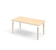 Bord Grow FSC laminat 160x80 cm vit hylsa