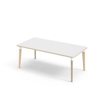 Bord Grow FSC akustiklaminat 160x80 cm vit hylsa